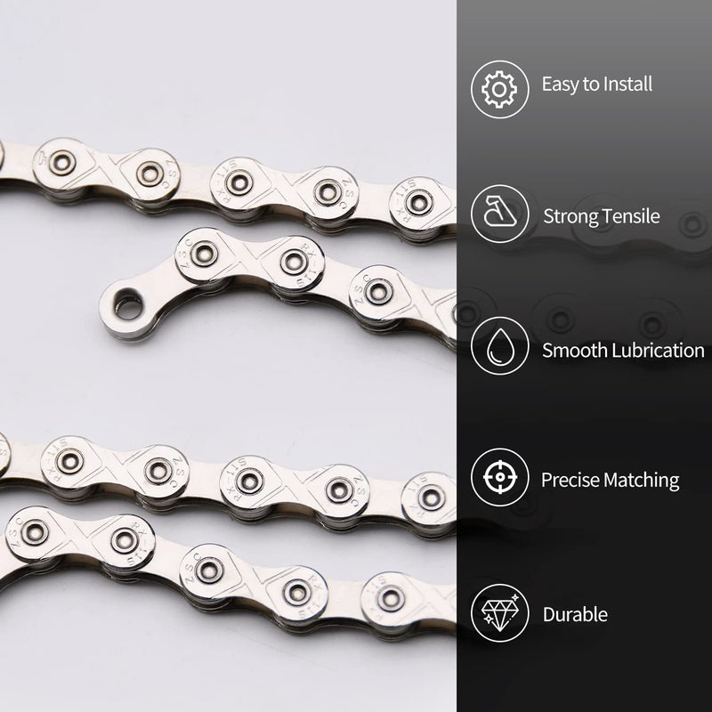 FGBNM 11 Speed Bike Chain, Bike Chain for Road Mountain Racing Cycling - Image 3